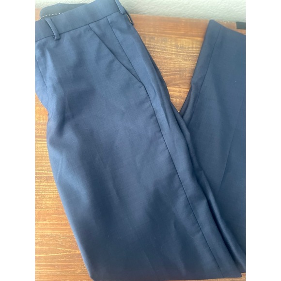 Express Men's Navy Blue Suit Pants Size 28X32 - Picture 1 of 8